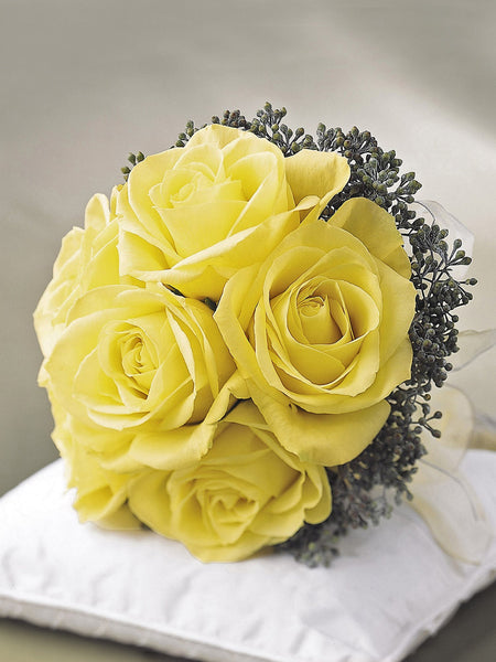 Lemon Rose Bridal Posy