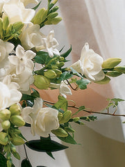 Ivory Rose & Orchid Scented Bridal Bouquet