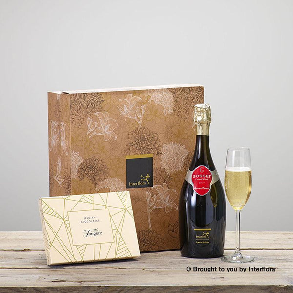 Gosset Brut Champagne & Chocolates Gift Set