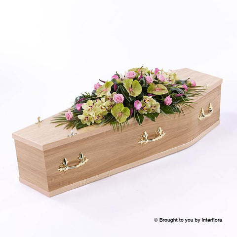 4ft Rose and Calla Lily Casket Spray