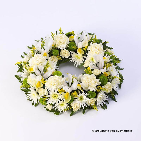 Classic Selection Wreath Yellow and Cream