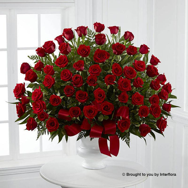 Extra Large Red Rose Church Arrangement