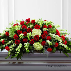 Extra Large Red and Green Church Arrangement
